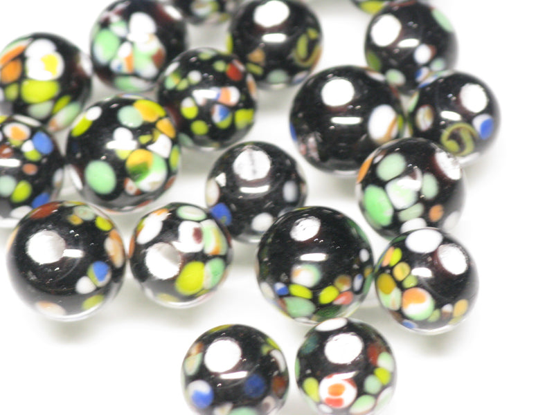 TOKO-BEADS AG121-39S Spray dot glass bead 8~8.5mm AG121-39S スプレイ・ドット柄小粒とんぼ玉 8~8.5mm Asian bead & African bead  Handmade,Lampeork,bead,asia,india,ethnic,parts,accessory,beads とんぼ玉,ビーズ,トンボ玉,アジア,インド,エスニック,手作り,パーツ,アクセサリー