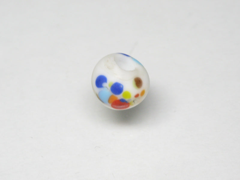 TOKO-BEADS AG121-40S Spray dot glass bead 7~8mm AG121-40S スプレイ・ドット柄小粒とんぼ玉 7~8mm Asian bead & African bead  Handmade,Lampeork,bead,asia,india,ethnic,parts,accessory,beads とんぼ玉,ビーズ,トンボ玉,アジア,インド,エスニック,手作り,パーツ,アクセサリー