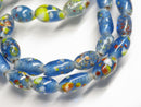 TOKO-BEADS | TOKO-BEADS |AG121-44N スプレイドット柄とんぼ玉（連のみ） 6~8mm | TOKO-BEADS |AG121-44N Spray dot glass bead (Strand only) 6~8mm Asian bead & African bead  Handmade,Lampeork,bead,asia,india,ethnic,parts,accessory,beads とんぼ玉,ビーズ,トンボ玉,アジア,インド,エスニック,手作り,パーツ,アクセサリー