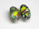 TOKO-BEADS AG124-70 Glass bead 9mm AG124-70 花火模様のとんぼ玉 9mm Asian bead & African bead  Handmade,Lampeork,bead,asia,india,ethnic,parts,accessory,beads とんぼ玉,ビーズ,トンボ玉,アジア,インド,エスニック,手作り,パーツ,アクセサリー