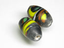 TOKO-BEADS AG124-72 Glass bead 10mm AG124-72 花火模様のとんぼ玉 10mm Asian bead & African bead  Handmade,Lampeork,bead,asia,india,ethnic,parts,accessory,beads とんぼ玉,ビーズ,トンボ玉,アジア,インド,エスニック,手作り,パーツ,アクセサリー