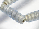 TOKO-BEADS AG134-02N Glass bead (strand) 6.5mm AG134-02N トゥイストビーズ（連） 6.5mm Asian bead & African bead  Handmade,Lampeork,bead,asia,india,ethnic,parts,accessory,beads とんぼ玉,ビーズ,トンボ玉,アジア,インド,エスニック,手作り,パーツ,アクセサリー