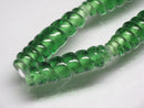 TOKO-BEADS AG134-15N Glass bead (strand) 7.5~8mm AG134-15N トゥイストビーズ（連） 7.5~8mm Asian bead & African bead  Handmade,Lampeork,bead,asia,india,ethnic,parts,accessory,beads とんぼ玉,ビーズ,トンボ玉,アジア,インド,エスニック,手作り,パーツ,アクセサリー