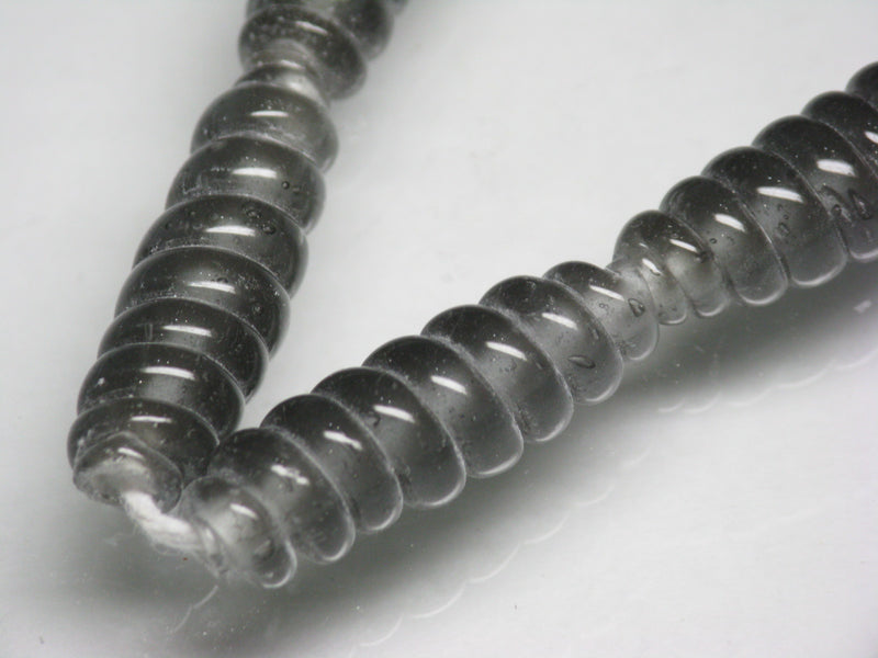 TOKO-BEADS AG134-16N Glass bead (strand) 7.5~8mm AG134-16N トゥイストビーズ（連） 7.5~8mm Asian bead & African bead  Handmade,Lampeork,bead,asia,india,ethnic,parts,accessory,beads とんぼ玉,ビーズ,トンボ玉,アジア,インド,エスニック,手作り,パーツ,アクセサリー