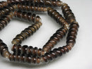 TOKO-BEADS AG134-21N Glass bead (strand) 7~7.5mm AG134-21N トゥイストビーズ（連） 7~7.5mm Asian bead & African bead  Handmade,Lampeork,bead,asia,india,ethnic,parts,accessory,beads とんぼ玉,ビーズ,トンボ玉,アジア,インド,エスニック,手作り,パーツ,アクセサリー