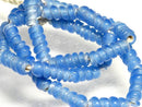 TOKO-BEADS AG134-23N Glass bead (strand) 7mm AG134-23N トゥイストビーズ（連） 7mm Asian bead & African bead  Handmade,Lampeork,bead,asia,india,ethnic,parts,accessory,beads とんぼ玉,ビーズ,トンボ玉,アジア,インド,エスニック,手作り,パーツ,アクセサリー