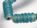 TOKO-BEADS AG134-24N Glass bead (strand) 7~8mm AG134-24N トゥイストビーズ（連） 7~8mm Asian bead & African bead  Handmade,Lampeork,bead,asia,india,ethnic,parts,accessory,beads とんぼ玉,ビーズ,トンボ玉,アジア,インド,エスニック,手作り,パーツ,アクセサリー