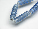 TOKO-BEADS AG134-27N Glass bead (strand) 6.5~7mm AG134-27N トゥイストビーズ（連） 6.5~7mm Asian bead & African bead  Handmade,Lampeork,bead,asia,india,ethnic,parts,accessory,beads とんぼ玉,ビーズ,トンボ玉,アジア,インド,エスニック,手作り,パーツ,アクセサリー