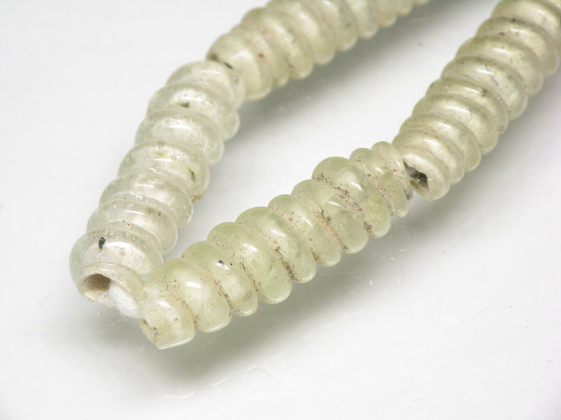 TOKO-BEADS AG134-31N Glass bead (strand) 6~7mm AG134-31N トゥイストビーズ（連） 6~7mm Asian bead & African bead  Handmade,Lampeork,bead,asia,india,ethnic,parts,accessory,beads とんぼ玉,ビーズ,トンボ玉,アジア,インド,エスニック,手作り,パーツ,アクセサリー