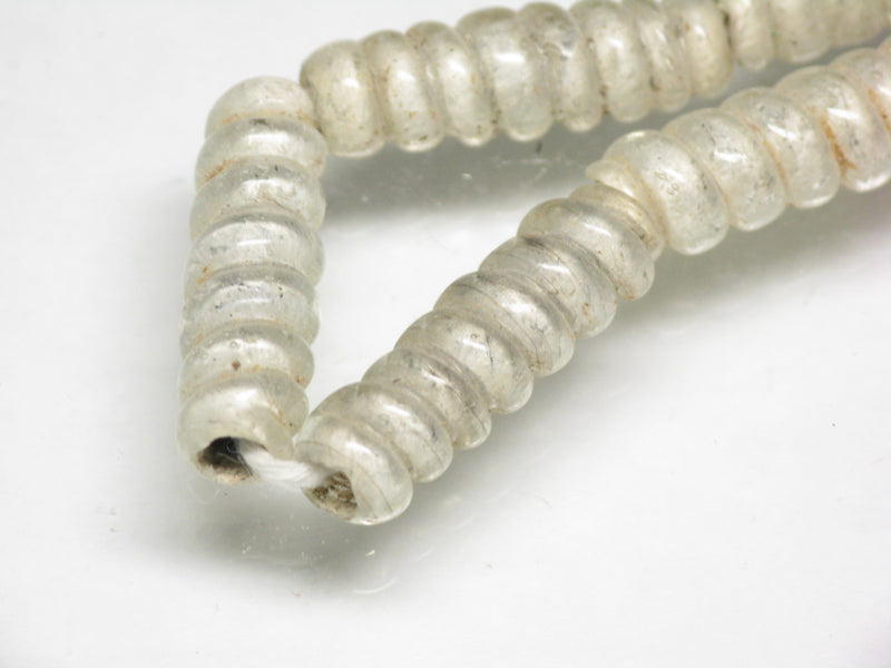 TOKO-BEADS AG134-34N Glass bead (strand) 6~7mm AG134-34N トゥイストビーズ（連） 6~7mm Asian bead & African bead  Handmade,Lampeork,bead,asia,india,ethnic,parts,accessory,beads とんぼ玉,ビーズ,トンボ玉,アジア,インド,エスニック,手作り,パーツ,アクセサリー