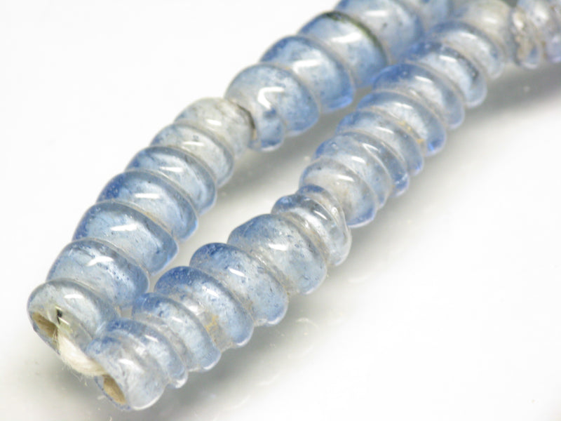 TOKO-BEADS AG134-36N Glass bead (strand) 5.5~8mm AG134-36N トゥイストビーズ（連） 5.5~8mm Asian bead & African bead  Handmade,Lampeork,bead,asia,india,ethnic,parts,accessory,beads とんぼ玉,ビーズ,トンボ玉,アジア,インド,エスニック,手作り,パーツ,アクセサリー