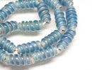 TOKO-BEADS AG134-37N Glass bead (strand) 6~8mm AG134-37N トゥイストビーズ（連） 6~8mm Asian bead & African bead  Handmade,Lampeork,bead,asia,india,ethnic,parts,accessory,beads とんぼ玉,ビーズ,トンボ玉,アジア,インド,エスニック,手作り,パーツ,アクセサリー