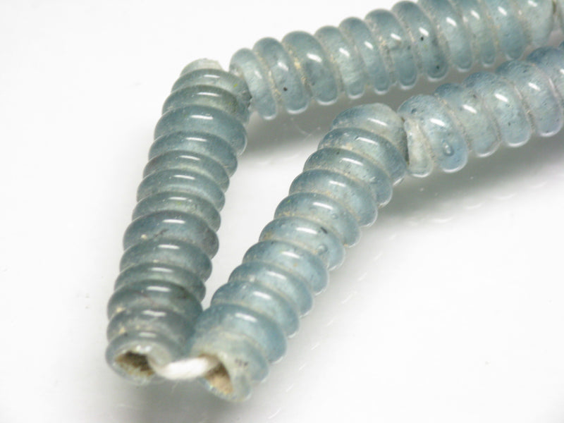 TOKO-BEADS AG134-39N Glass bead (strand) 6.5~7mm AG134-39N トゥイストビーズ（連） 6.5~7mm Asian bead & African bead  Handmade,Lampeork,bead,asia,india,ethnic,parts,accessory,beads とんぼ玉,ビーズ,トンボ玉,アジア,インド,エスニック,手作り,パーツ,アクセサリー