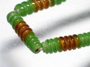 TOKO-BEADS AG135-01N Glass bead (strand) 6.5mm AG135-01N トゥイストビーズ（連） 6.5mm Asian bead & African bead  Handmade,Lampeork,bead,asia,india,ethnic,parts,accessory,beads とんぼ玉,ビーズ,トンボ玉,アジア,インド,エスニック,手作り,パーツ,アクセサリー