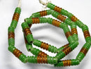 TOKO-BEADS AG135-01N Glass bead (strand) 6.5mm AG135-01N トゥイストビーズ（連） 6.5mm Asian bead & African bead  Handmade,Lampeork,bead,asia,india,ethnic,parts,accessory,beads とんぼ玉,ビーズ,トンボ玉,アジア,インド,エスニック,手作り,パーツ,アクセサリー