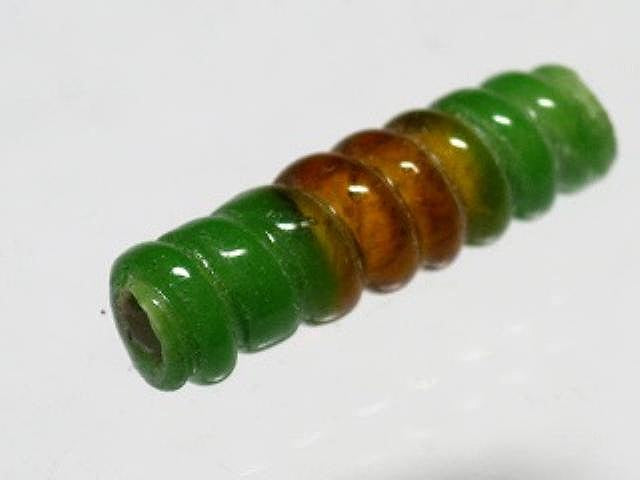 TOKO-BEADS AG135-01S Glass bead 6.5mm AG135-01S トゥイストビーズ 6.5mm Asian bead & African bead  Handmade,Lampeork,bead,asia,india,ethnic,parts,accessory,beads とんぼ玉,ビーズ,トンボ玉,アジア,インド,エスニック,手作り,パーツ,アクセサリー