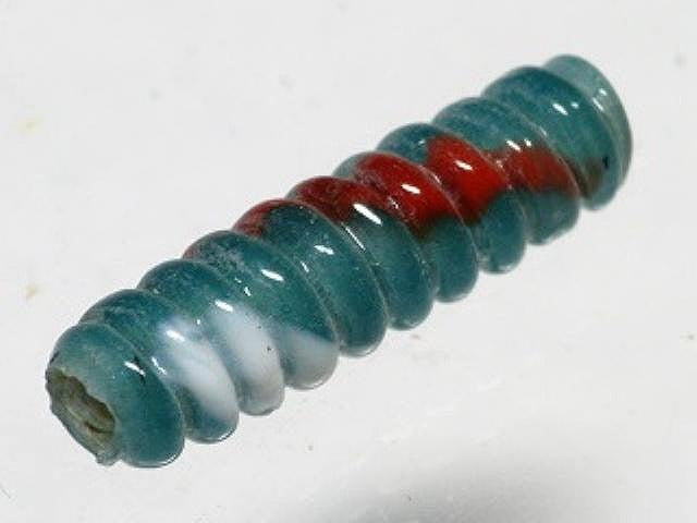 TOKO-BEADS AG135-04S Glass bead 6.5mm AG135-04S トゥイストビーズ 6.5mm Asian bead & African bead  Handmade,Lampeork,bead,asia,india,ethnic,parts,accessory,beads とんぼ玉,ビーズ,トンボ玉,アジア,インド,エスニック,手作り,パーツ,アクセサリー