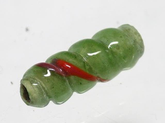 TOKO-BEADS AG135-07S Glass bead 7.5mm AG135-07S トゥイストビーズ 7.5mm Asian bead & African bead  Handmade,Lampeork,bead,asia,india,ethnic,parts,accessory,beads とんぼ玉,ビーズ,トンボ玉,アジア,インド,エスニック,手作り,パーツ,アクセサリー