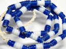 TOKO-BEADS AG135-15N Glass bead (strand) 7mm AG135-15N トゥイストビーズ（連） 7mm Asian bead & African bead  Handmade,Lampeork,bead,asia,india,ethnic,parts,accessory,beads とんぼ玉,ビーズ,トンボ玉,アジア,インド,エスニック,手作り,パーツ,アクセサリー