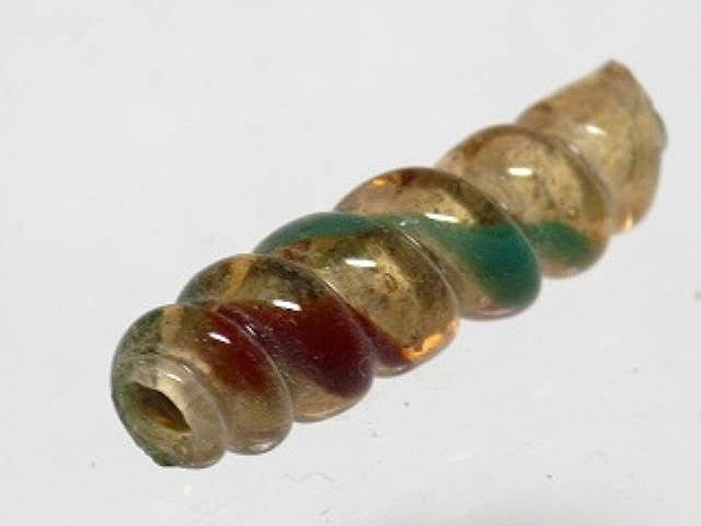TOKO-BEADS AG135-17S Glass bead 6mm AG135-17S トゥイストビーズ 6mm Asian bead & African bead  Handmade,Lampeork,bead,asia,india,ethnic,parts,accessory,beads とんぼ玉,ビーズ,トンボ玉,アジア,インド,エスニック,手作り,パーツ,アクセサリー