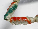 TOKO-BEADS AG135-18N Glass bead (strand) 6.5mm AG135-18N トゥイストビーズ（連） 6.5mm Asian bead & African bead  Handmade,Lampeork,bead,asia,india,ethnic,parts,accessory,beads とんぼ玉,ビーズ,トンボ玉,アジア,インド,エスニック,手作り,パーツ,アクセサリー