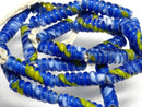 TOKO-BEADS AG135-19N Glass bead (strand) 6.5mm AG135-19N トゥイストビーズ（連） 6.5mm Asian bead & African bead  Handmade,Lampeork,bead,asia,india,ethnic,parts,accessory,beads とんぼ玉,ビーズ,トンボ玉,アジア,インド,エスニック,手作り,パーツ,アクセサリー