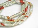TOKO-BEADS AG135-22N Glass bead (strand) 6~8.5mm AG135-22N トゥイストビーズ（連） 6~8.5mm Asian bead & African bead  Handmade,Lampeork,bead,asia,india,ethnic,parts,accessory,beads とんぼ玉,ビーズ,トンボ玉,アジア,インド,エスニック,手作り,パーツ,アクセサリー