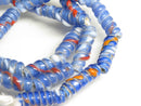 TOKO-BEADS AG135-27N Glass bead (strand) 6~8.5mm AG135-27N トゥイストビーズ（連） 6~8.5mm Asian bead & African bead  Handmade,Lampeork,bead,asia,india,ethnic,parts,accessory,beads とんぼ玉,ビーズ,トンボ玉,アジア,インド,エスニック,手作り,パーツ,アクセサリー