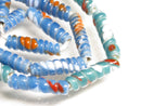 TOKO-BEADS AG135-29N Glass bead (strand) 6~8.5mm AG135-29N トゥイストビーズ（連） 6~8.5mm Asian bead & African bead  Handmade,Lampeork,bead,asia,india,ethnic,parts,accessory,beads とんぼ玉,ビーズ,トンボ玉,アジア,インド,エスニック,手作り,パーツ,アクセサリー