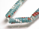 TOKO-BEADS AG135-31N Glass bead (strand) 6~8.5mm AG135-31N トゥイストビーズ（連） 6~8.5mm Asian bead & African bead  Handmade,Lampeork,bead,asia,india,ethnic,parts,accessory,beads とんぼ玉,ビーズ,トンボ玉,アジア,インド,エスニック,手作り,パーツ,アクセサリー