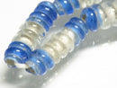 TOKO-BEADS AG135-35N Glass bead (strand) 6~8.5mm AG135-35N トゥイストビーズ（連） 6~8.5mm Asian bead & African bead  Handmade,Lampeork,bead,asia,india,ethnic,parts,accessory,beads とんぼ玉,ビーズ,トンボ玉,アジア,インド,エスニック,手作り,パーツ,アクセサリー