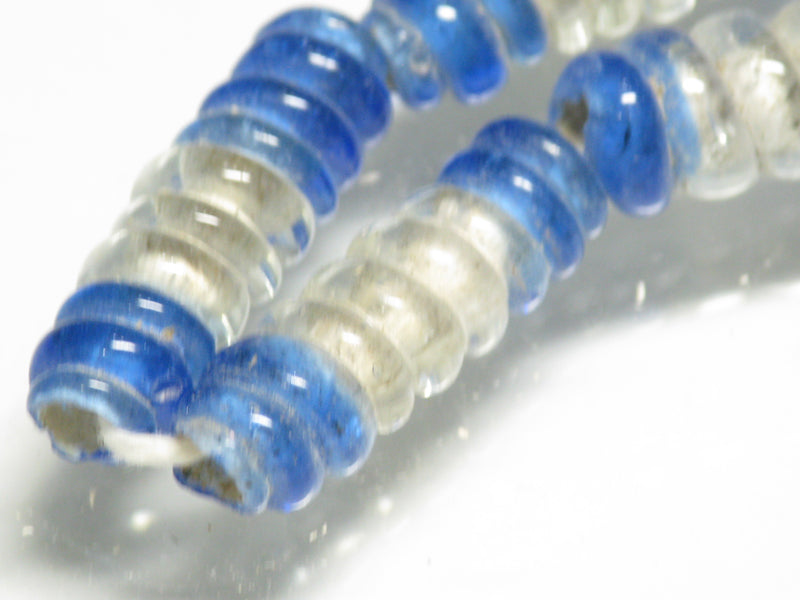 TOKO-BEADS AG135-35N Glass bead (strand) 6~8.5mm AG135-35N トゥイストビーズ（連） 6~8.5mm Asian bead & African bead  Handmade,Lampeork,bead,asia,india,ethnic,parts,accessory,beads とんぼ玉,ビーズ,トンボ玉,アジア,インド,エスニック,手作り,パーツ,アクセサリー