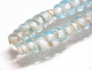 TOKO-BEADS AG135-36N Glass bead (strand) 6~8.5mm AG135-36N トゥイストビーズ（連） 6~8.5mm Asian bead & African bead  Handmade,Lampeork,bead,asia,india,ethnic,parts,accessory,beads とんぼ玉,ビーズ,トンボ玉,アジア,インド,エスニック,手作り,パーツ,アクセサリー