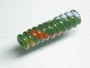 TOKO-BEADS AG135-94S Glass bead 7~8mm AG135-94S トゥイストビーズ 7~8mm Asian bead & African bead  Handmade,Lampeork,bead,asia,india,ethnic,parts,accessory,beads とんぼ玉,ビーズ,トンボ玉,アジア,インド,エスニック,手作り,パーツ,アクセサリー