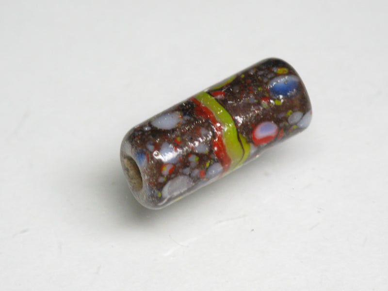 TOKO-BEADS AG137-09S Glass bead 7~8mm AG137-09S チューブ型ジャワとんぼ玉 7~8mm Asian bead & African bead  Handmade,Lampeork,bead,asia,india,ethnic,parts,accessory,beads とんぼ玉,ビーズ,トンボ玉,アジア,インド,エスニック,手作り,パーツ,アクセサリー