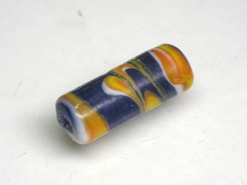 TOKO-BEADS AG137-12S Glass bead 6~7mm AG137-12S チューブ型ジャワとんぼ玉 6~7mm Asian bead & African bead  Handmade,Lampeork,bead,asia,india,ethnic,parts,accessory,beads とんぼ玉,ビーズ,トンボ玉,アジア,インド,エスニック,手作り,パーツ,アクセサリー