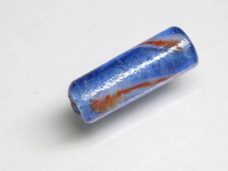 TOKO-BEADS AG137-59S Glass bead 7mm AG137-59S チューブ型ジャワとんぼ玉 7mm Asian bead & African bead  Handmade,Lampeork,bead,asia,india,ethnic,parts,accessory,beads とんぼ玉,ビーズ,トンボ玉,アジア,インド,エスニック,手作り,パーツ,アクセサリー