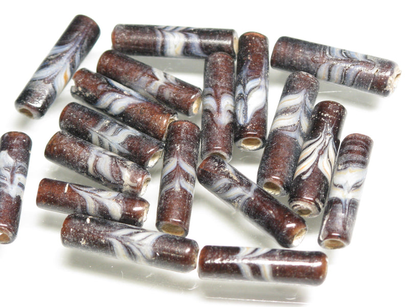 TOKO-BEADS AG137-79S Glass bead 6~6.5mm AG137-79S チューブ型ジャワとんぼ玉 6~6.5mm Asian bead & African bead  Handmade,Lampeork,bead,asia,india,ethnic,parts,accessory,beads とんぼ玉,ビーズ,トンボ玉,アジア,インド,エスニック,手作り,パーツ,アクセサリー