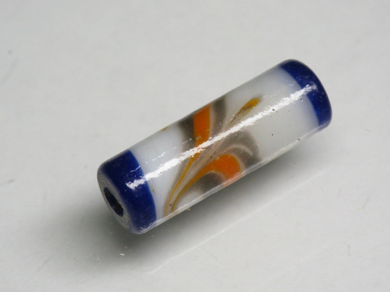 TOKO-BEADS AG137-82S Glass bead 6~7mm AG137-82S チューブ型ジャワとんぼ玉 6~7mm Asian bead & African bead  Handmade,Lampeork,bead,asia,india,ethnic,parts,accessory,beads とんぼ玉,ビーズ,トンボ玉,アジア,インド,エスニック,手作り,パーツ,アクセサリー