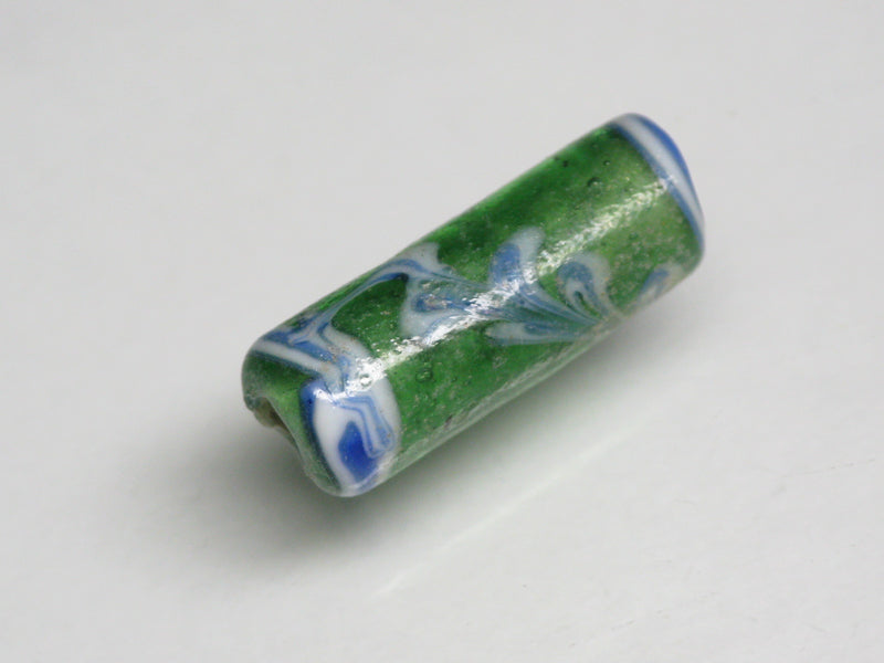 TOKO-BEADS AG137-87S Glass bead 7~8mm AG137-87S チューブ型ジャワとんぼ玉 7~8mm Asian bead & African bead  Handmade,Lampeork,bead,asia,india,ethnic,parts,accessory,beads とんぼ玉,ビーズ,トンボ玉,アジア,インド,エスニック,手作り,パーツ,アクセサリー