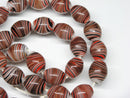TOKO-BEADS | TOKO-BEADS |AG148-05N ストライプ柄とんぼ玉（連） 11~12mm | TOKO-BEADS |AG148-05N Glass bead (strand) 11~12mm Asian bead & African bead  Handmade,Lampeork,bead,asia,india,ethnic,parts,accessory,beads とんぼ玉,ビーズ,トンボ玉,アジア,インド,エスニック,手作り,パーツ,アクセサリー