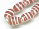 TOKO-BEADS | TOKO-BEADS |AG148-06N ストライプ柄とんぼ玉（連） 6.5~7mm | TOKO-BEADS |AG148-06N Glass bead (strand) 6.5~7mm Asian bead & African bead  Handmade,Lampeork,bead,asia,india,ethnic,parts,accessory,beads とんぼ玉,ビーズ,トンボ玉,アジア,インド,エスニック,手作り,パーツ,アクセサリー