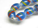 TOKO-BEADS | TOKO-BEADS |AG148-09N ストライプ柄とんぼ玉（連） 7.5~8.5mm | TOKO-BEADS |AG148-09N Glass bead (Strand) 7.5~8.5mm Asian bead & African bead  Handmade,Lampeork,bead,asia,india,ethnic,parts,accessory,beads とんぼ玉,ビーズ,トンボ玉,アジア,インド,エスニック,手作り,パーツ,アクセサリー