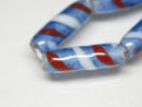 TOKO-BEADS | TOKO-BEADS |AG148-12N ストライプ柄とんぼ玉（連） 6~7mm | TOKO-BEADS |AG148-12N Glass bead (Strand) 6~7mm Asian bead & African bead  Handmade,Lampeork,bead,asia,india,ethnic,parts,accessory,beads とんぼ玉,ビーズ,トンボ玉,アジア,インド,エスニック,手作り,パーツ,アクセサリー