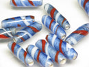 TOKO-BEADS | TOKO-BEADS |AG148-12S ストライプ柄とんぼ玉 6~7mm | TOKO-BEADS |AG148-12S Glass bead 6~7mm Asian bead & African bead  Handmade,Lampeork,bead,asia,india,ethnic,parts,accessory,beads とんぼ玉,ビーズ,トンボ玉,アジア,インド,エスニック,手作り,パーツ,アクセサリー