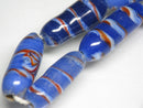 TOKO-BEADS | TOKO-BEADS |AG148-13N ストライプ柄とんぼ玉（連） 8.5~9.5mm | TOKO-BEADS |AG148-13N Glass bead (Strand) 8.5~9.5mm Asian bead & African bead  Handmade,Lampeork,bead,asia,india,ethnic,parts,accessory,beads とんぼ玉,ビーズ,トンボ玉,アジア,インド,エスニック,手作り,パーツ,アクセサリー