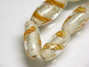 TOKO-BEADS | TOKO-BEADS |AG148-19N ストライプ柄とんぼ玉（連） 7.5~8.5mm | TOKO-BEADS |AG148-19N Glass bead (Strand) 7.5~8.5mm Asian bead & African bead  Handmade,Lampeork,bead,asia,india,ethnic,parts,accessory,beads とんぼ玉,ビーズ,トンボ玉,アジア,インド,エスニック,手作り,パーツ,アクセサリー