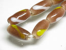 TOKO-BEADS | TOKO-BEADS |AG148-22N ストライプ柄とんぼ玉（連） 6~7mm | TOKO-BEADS |AG148-22N Glass bead (Strand) 6~7mm Asian bead & African bead  Handmade,Lampeork,bead,asia,india,ethnic,parts,accessory,beads とんぼ玉,ビーズ,トンボ玉,アジア,インド,エスニック,手作り,パーツ,アクセサリー