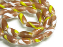 TOKO-BEADS | TOKO-BEADS |AG148-22N ストライプ柄とんぼ玉（連） 6~7mm | TOKO-BEADS |AG148-22N Glass bead (Strand) 6~7mm Asian bead & African bead  Handmade,Lampeork,bead,asia,india,ethnic,parts,accessory,beads とんぼ玉,ビーズ,トンボ玉,アジア,インド,エスニック,手作り,パーツ,アクセサリー