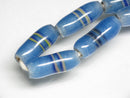 TOKO-BEADS | TOKO-BEADS |AG148-28N ストライプ柄とんぼ玉（連） 6~6.5mm | TOKO-BEADS |AG148-28N Glass bead (Strand) 6~6.5mm Asian bead & African bead  Handmade,Lampeork,bead,asia,india,ethnic,parts,accessory,beads とんぼ玉,ビーズ,トンボ玉,アジア,インド,エスニック,手作り,パーツ,アクセサリー